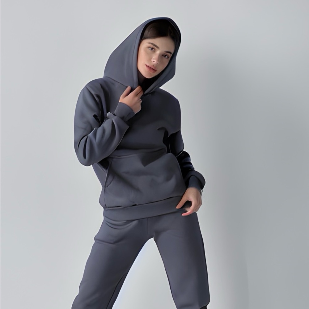 NEW Hoodie & Joggers winter set ❄️ Fleece model. 90% premium Turkish cotton.
